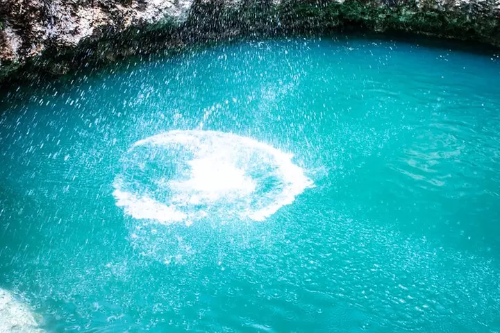 Amazing Experience ATV (shared), Zipline and Cenote + Round Transpo...