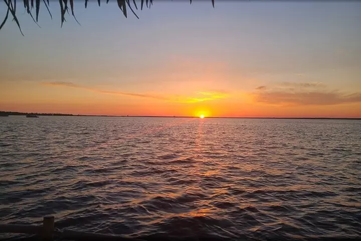 Original Destin Tikis Harbor Lights Cruise through Destin Harbor