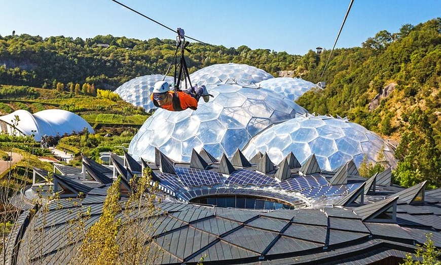 Image 4: England's Fastest Zipline at the Eden Project