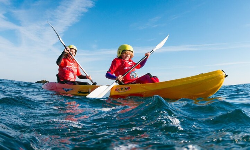 Image 1: Sea Kayak Lesson & Tour in Newquay