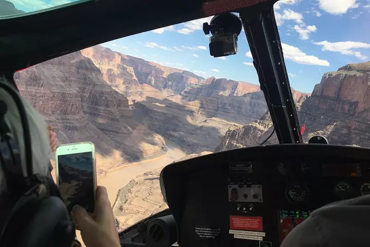 Grand Canyon Helicopter Tour and River Raft or Emerald Cave Kayak