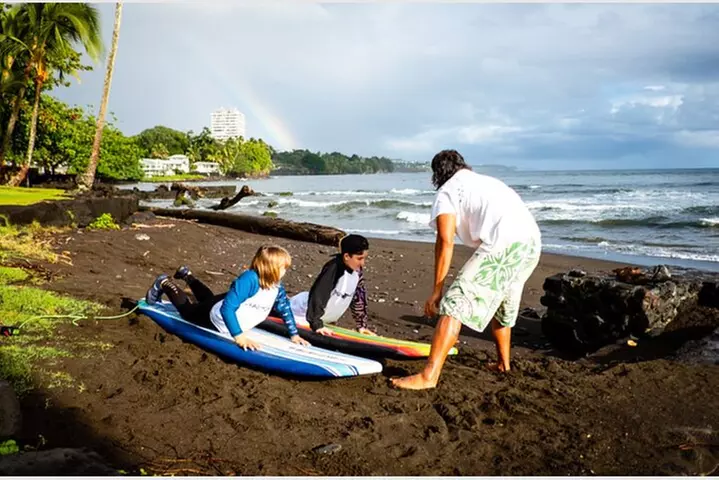 Big Island Surf Lesson from Hilo