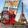 Image 2: Entrée au sommet de la Tour Eiffel avec Big Bus et croisière sur la...