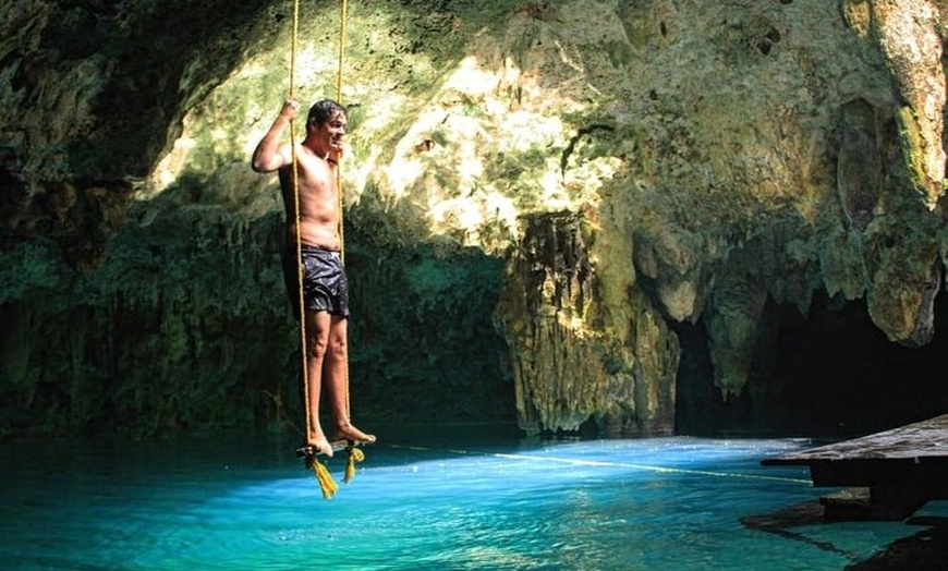 Image 11: Mayan Jungle Adventure Zipline ATV and Cenote Swim