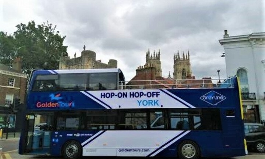 Image 35: Golden Tours York Hop-on Hop-off Open Top Bus Tour with Audio Guide