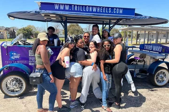 Explore Houston's Hip Hop Culture on a 100% Motorized Party Bike