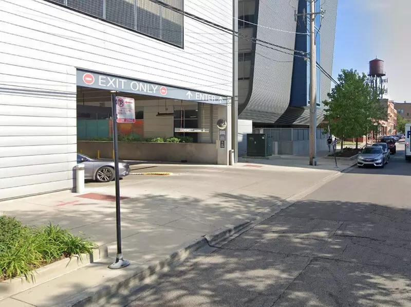 Parking at 1467 N. Dayton St. Garage