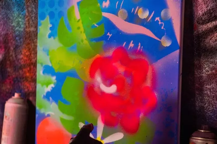 BYOB Spray Paint and Sip at Studio W.I.P.