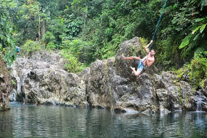 Small-Group El Yunque Waterfall & Waterslides with Pickup