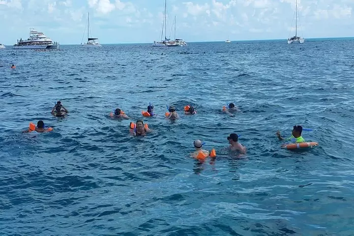 Catamaran adventure to Isla Mujeres with Snorkel,Buffet,Open Bar an...