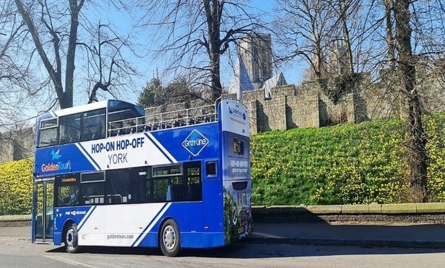 Image 8: Golden Tours York Hop-on Hop-off Open Top Bus Tour with Audio Guide