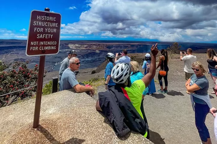 Fat Tire E-Bike Tour through Volcanoes National Park