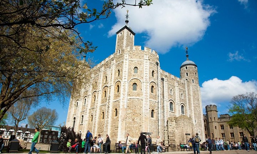 Image 1: Tower of London with London Hop-On Hop-Off Tour and River Cruise