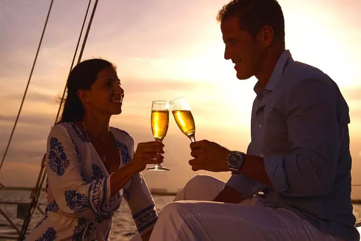 Sunset Catamaran Tour with Transportation in Riviera Maya - Primary Image