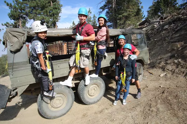 Zipline Tour - 9 high-speed ziplines & fun suspension bridge