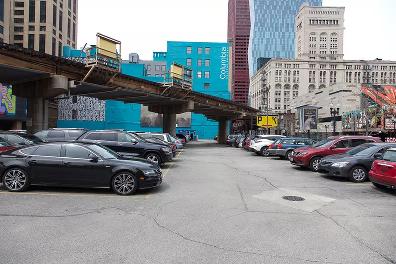 Parking at Loop Auto Parks Lot