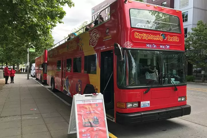 City Sightseeing Seattle Hop-On Hop-Off Bus Tour + Harbour Cruise - Primary Image