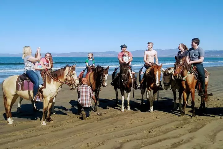 Private Horseback Beach and La Bufadora Shore Excursion - Primary Image