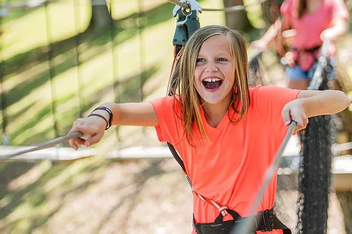 Small-Group 7-Line Zipline Activity at Sevierville Nature Park