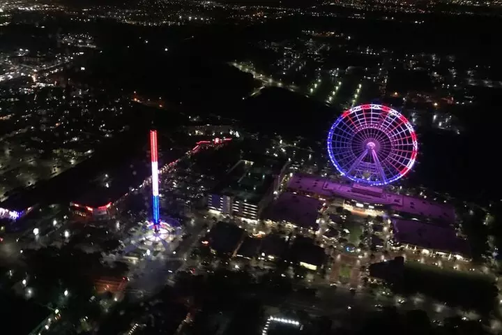 Private Helicopter After-hours 48 Miles Tour Theme Parks&Downtown