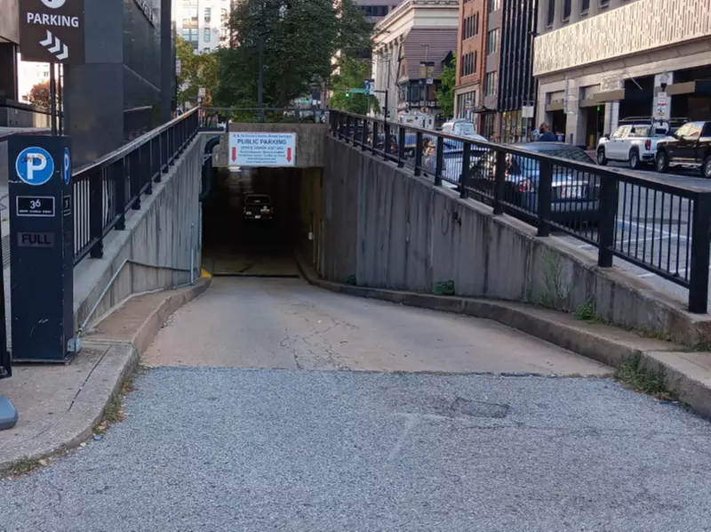 Parking at 36 S. Charles St. Garage