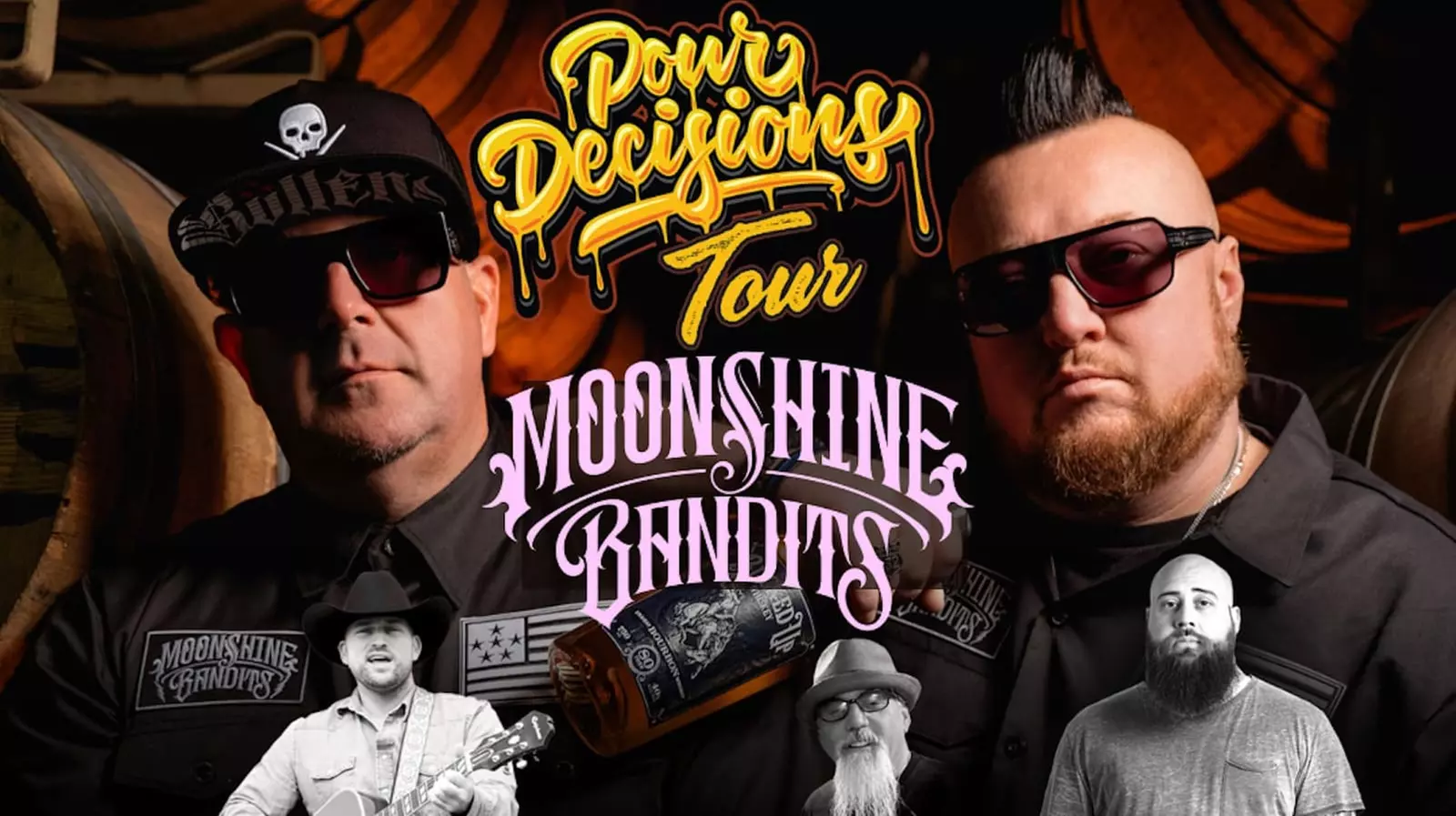 Moonshine Bandits "Pour Decisions" Tour 2023 - Sunday, Apr 2, 2023 / 5:00pm - Primary Image