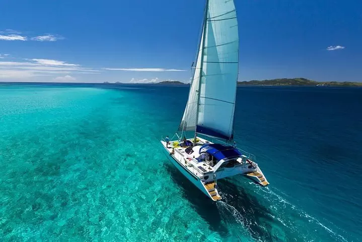 Catamaran adventure to Isla Mujeres with Snorkel,Buffet,Open Bar an...