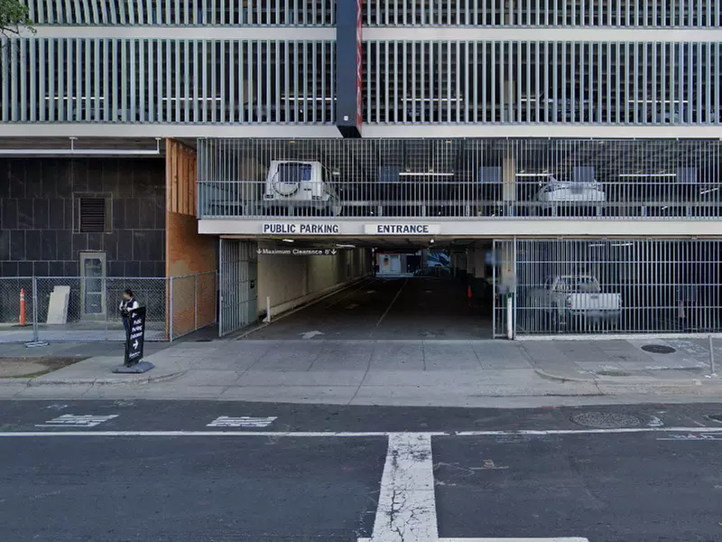 Parking at 728 J St. Garage