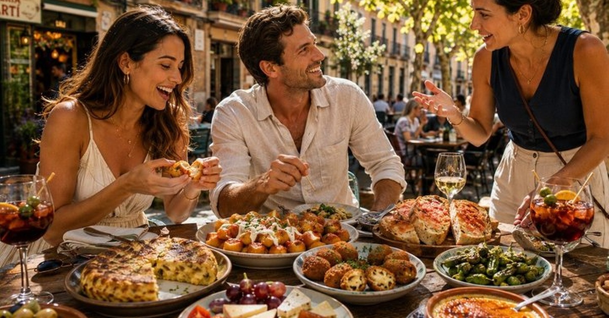 Tour gastronómico privado de tapas, vermut y postre en Barcelona