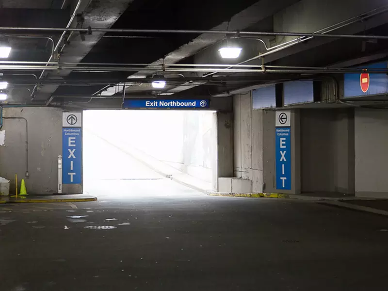 Parking at Millennium Lakeside - Underground Entrance