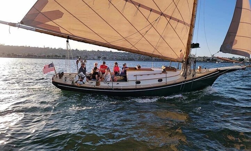 Image 7: Sunset and Afternoon Sailing Tours Aboard A Vintage Yacht