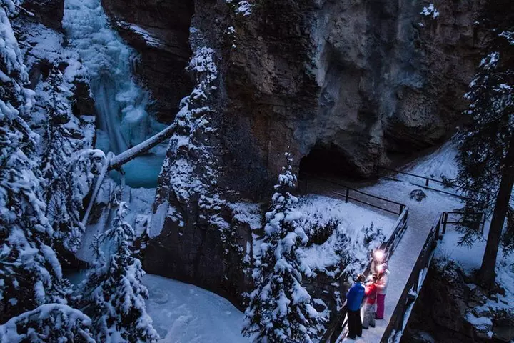Johnston Canyon Evening Icewalk - Primary Image