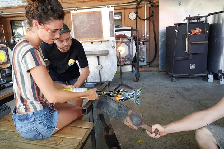 Private Three Piece Glassblowing Lesson for up to 6 people