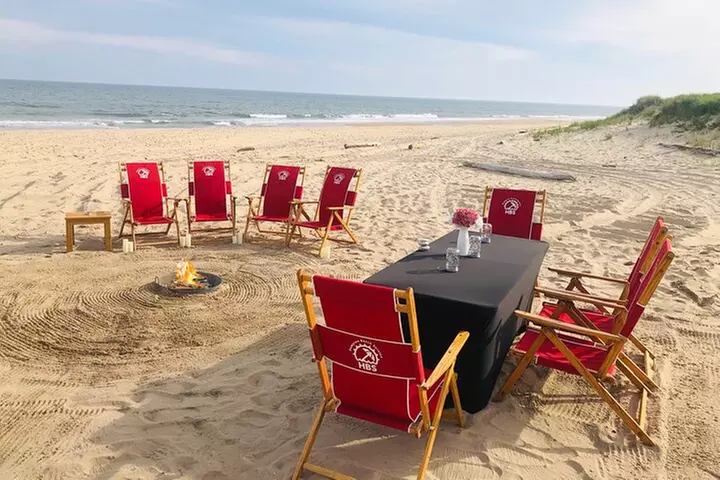 Luxury Beach Bonfire and Picnic Dinner at Town Line Beach