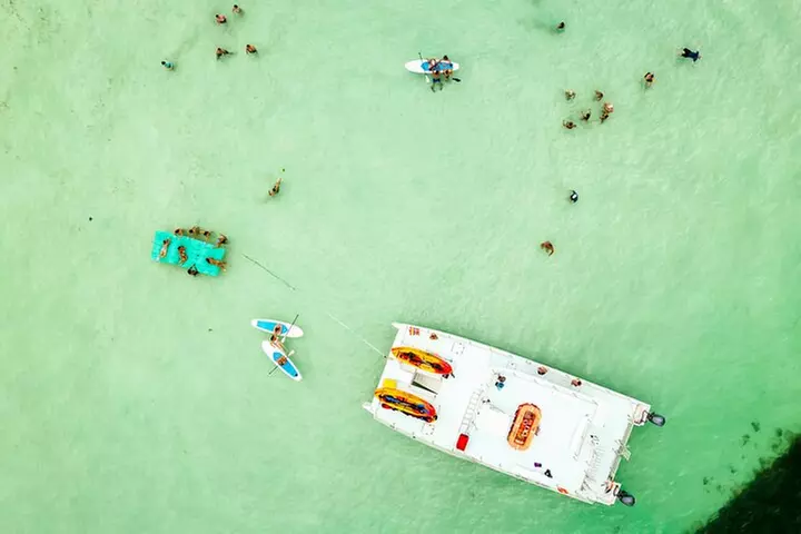 Key West Sandbar Charter With Kayak Tour: Includes Lunch & Drinks