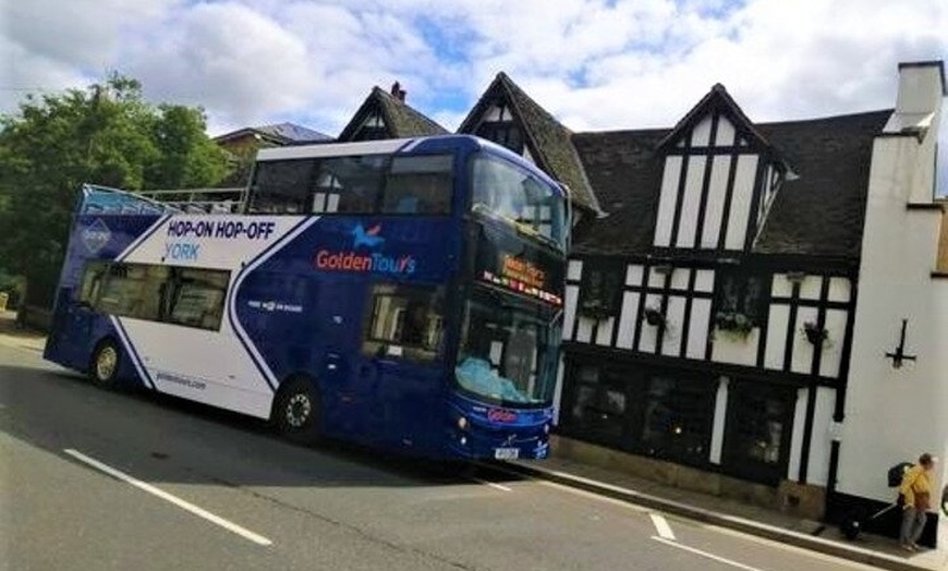 Image 9: Golden Tours York Hop-on Hop-off Open Top Bus Tour with Audio Guide