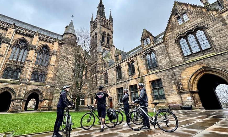 Image 1: The Essential Bike and E Bike Tour of Glasgow Center and Beyond