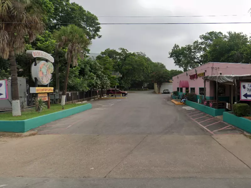 Parking at 1628 Barton Springs Rd. Lot