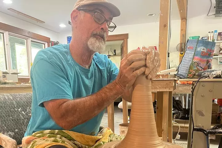 Pottery lesson Just For The Fun Of It.