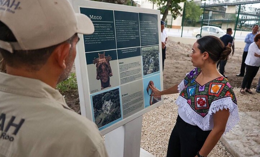 Image 16: Cancun Sightseeing El Meco Site, Letters and Shopping