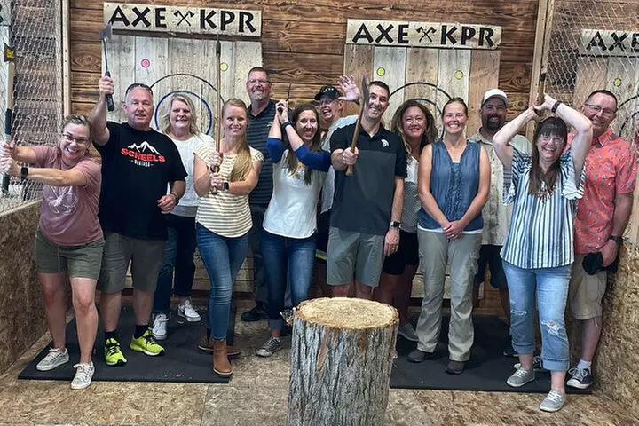 One Hour Axe Throwing Guided Experience in Tri-Cities - Primary Image