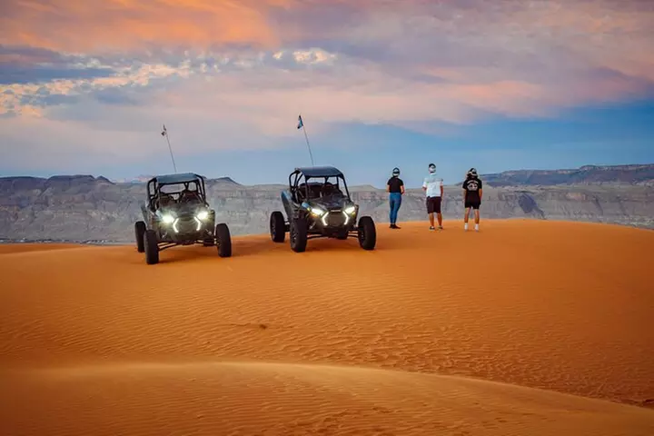 Greater Zion: Sunset UTV Tour at Sand Hollow
