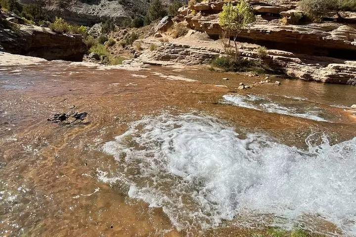 Zion Hummer Tour to Zion Waterfall with swimming