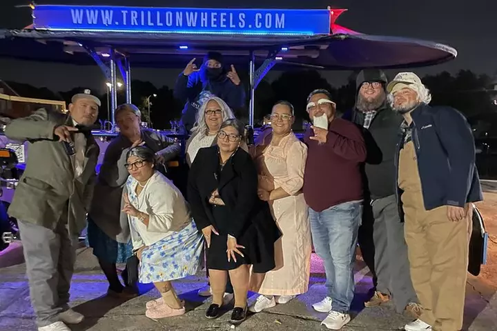 Explore Houston's Hip Hop Culture on a 100% Motorized Party Bike