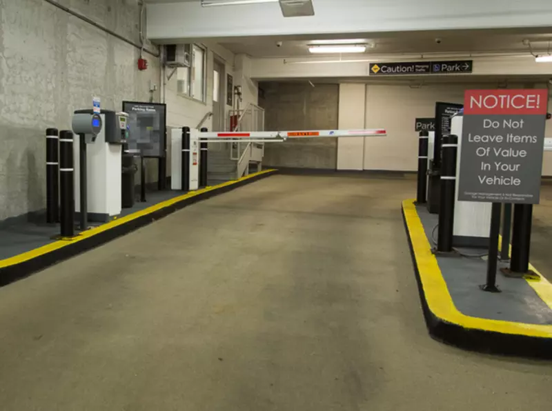 Parking at 210 N. Wells St. Self Park Garage