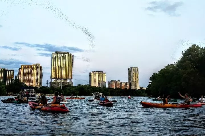 Congress Avenue Bat Bridge Kayak Tour in Austin