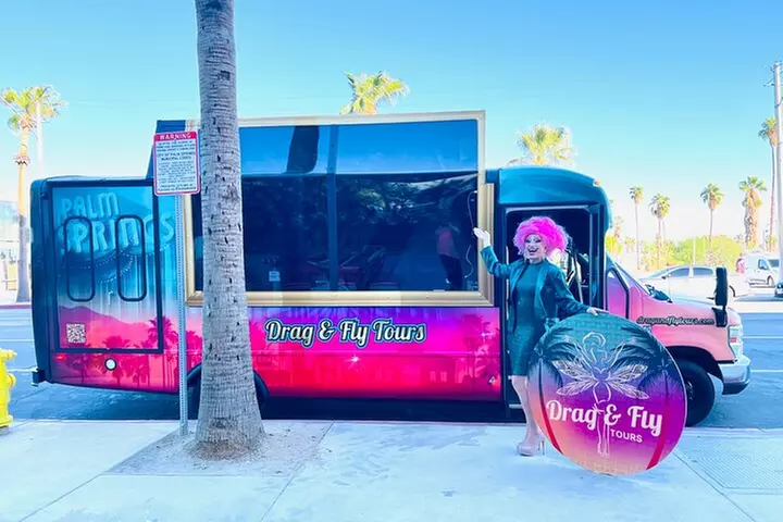 Drag Queen Hosted Mobile Theater Palm Springs Sightseeing Tours