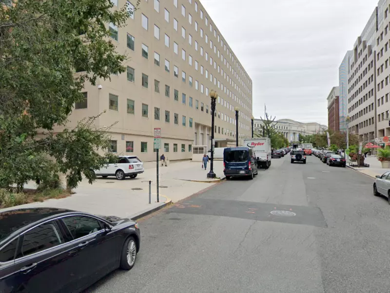 Parking at Alley Entrance - 601 New Jersey Ave. NW. Garage