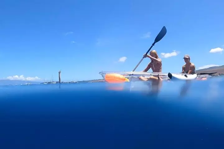 Clear Bottom Glassy Kayak Rental | MAUI | Safe and Stable Kayaks