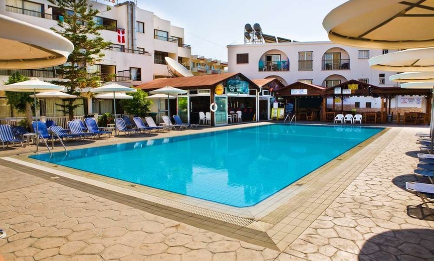 Image 46: ✈ CYPRUS | Ayia Napa - Christabelle Hotel Apartments 2* - Outdoor s...